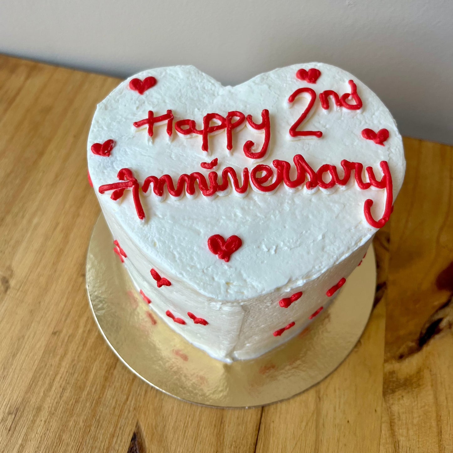 Gâteau en forme de coeur