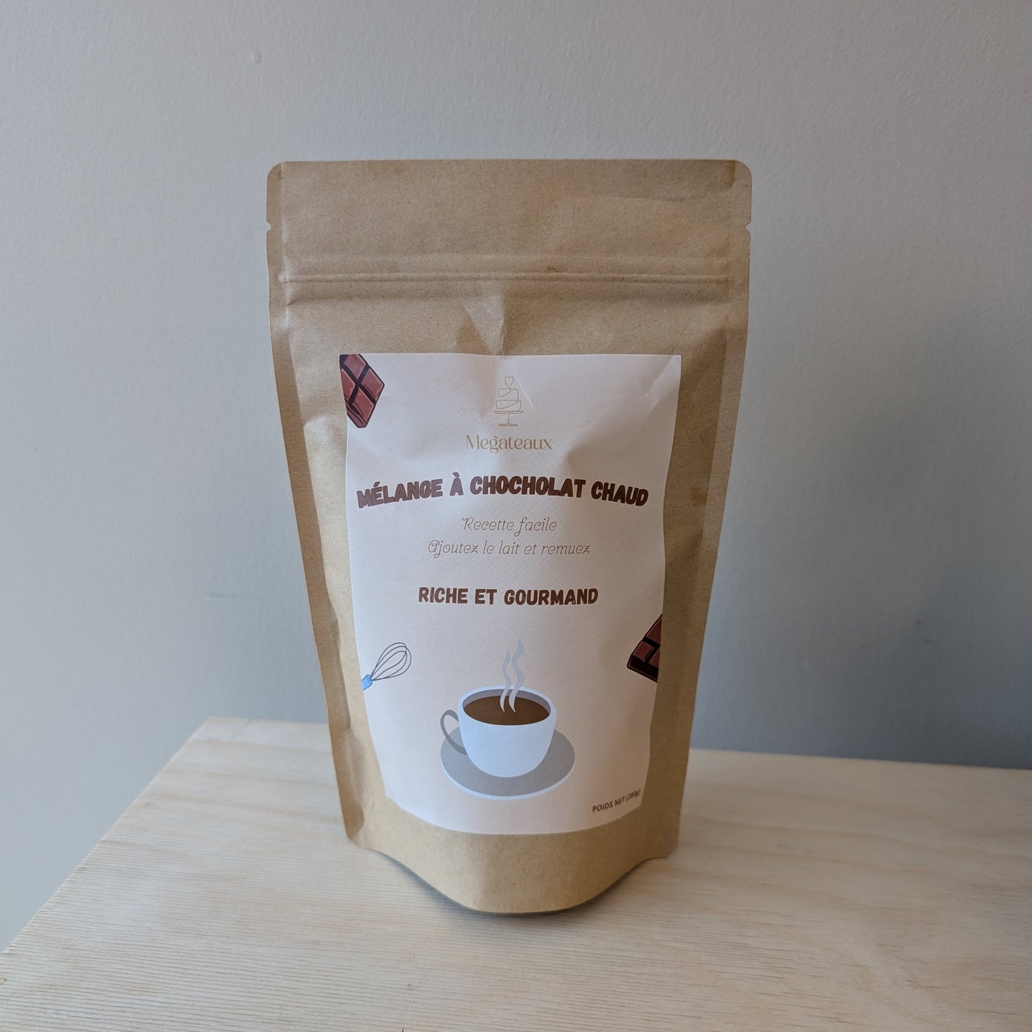 Melange a chocolat chaud