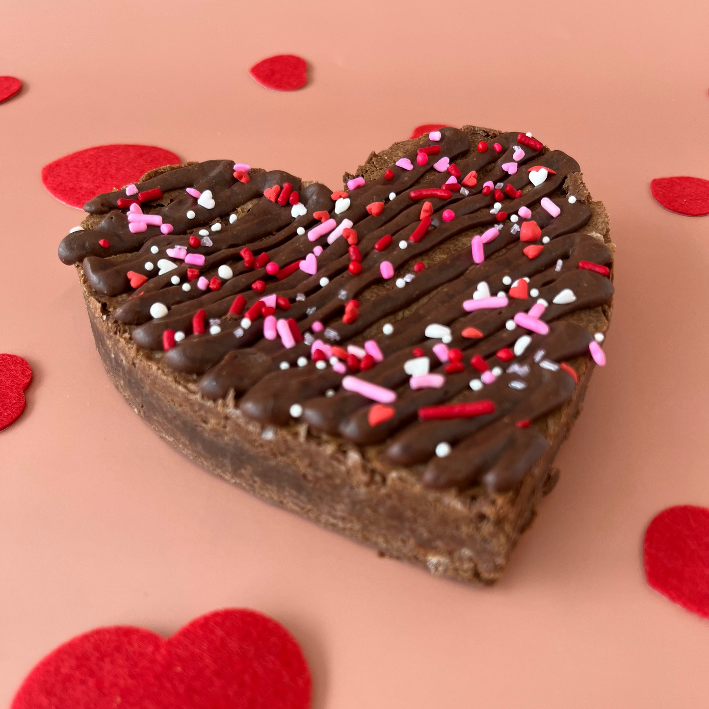 Brownies en forme de coeur 2-4 personnes