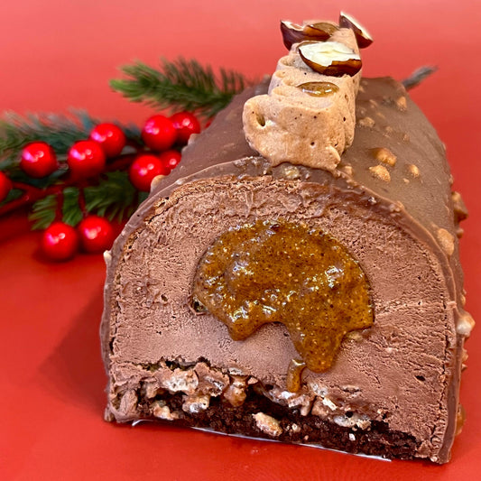 Bûche de Noêl Chocolat-Noisette