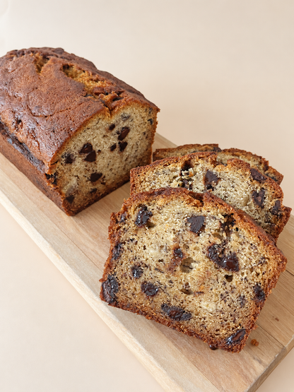 Pain banane chocolat tranché, Pâtisserie Megateaux
