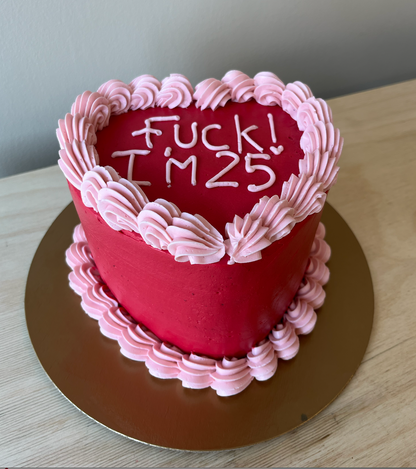 Gâteau en forme de coeur