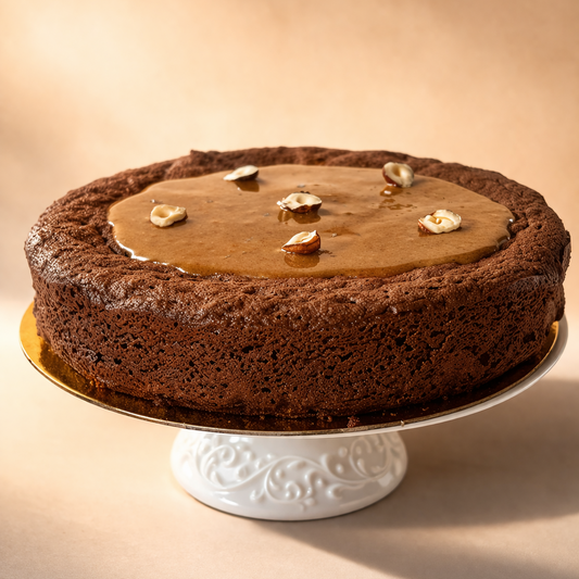 Fondant au chocolat et praliné noisette