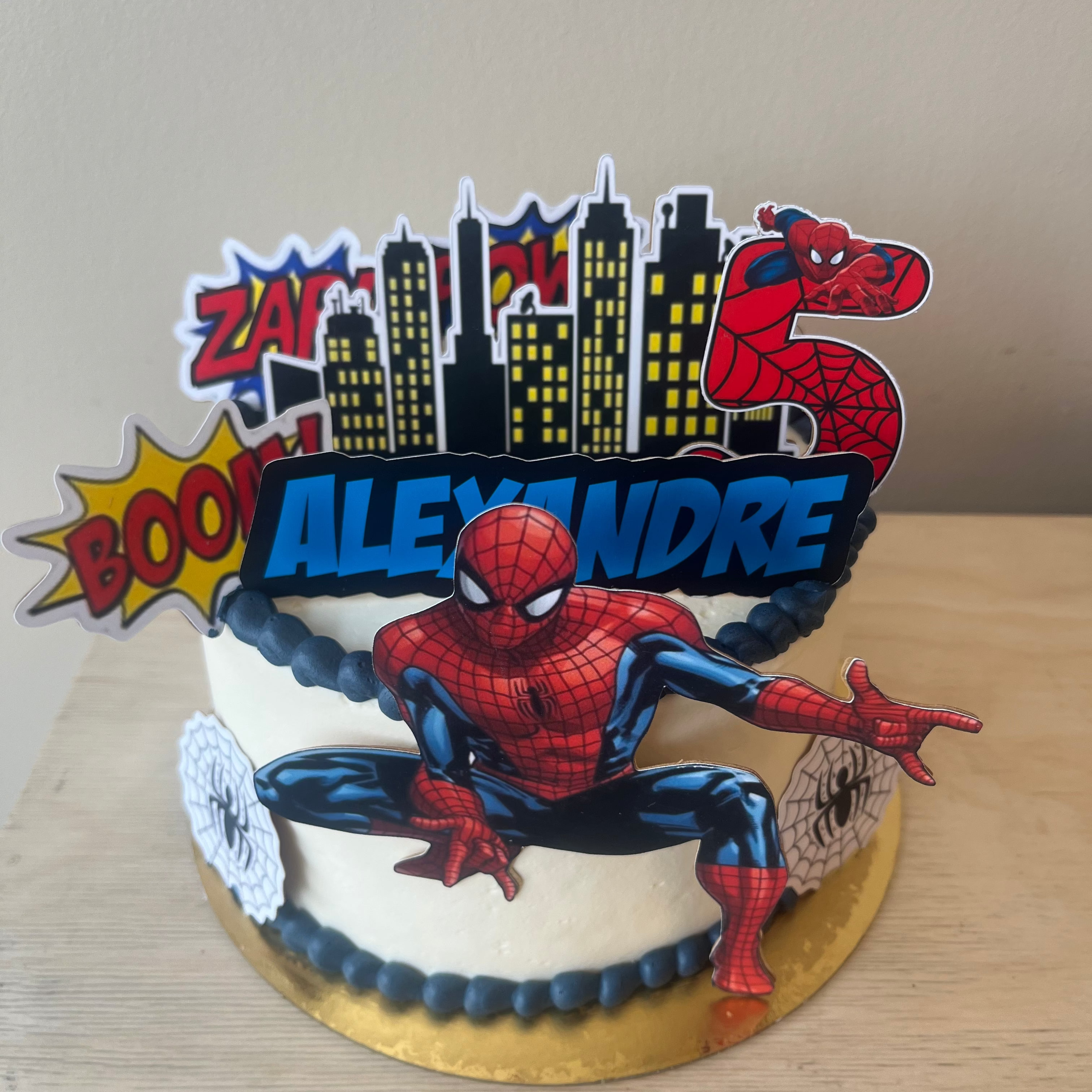 Spiderman cake
