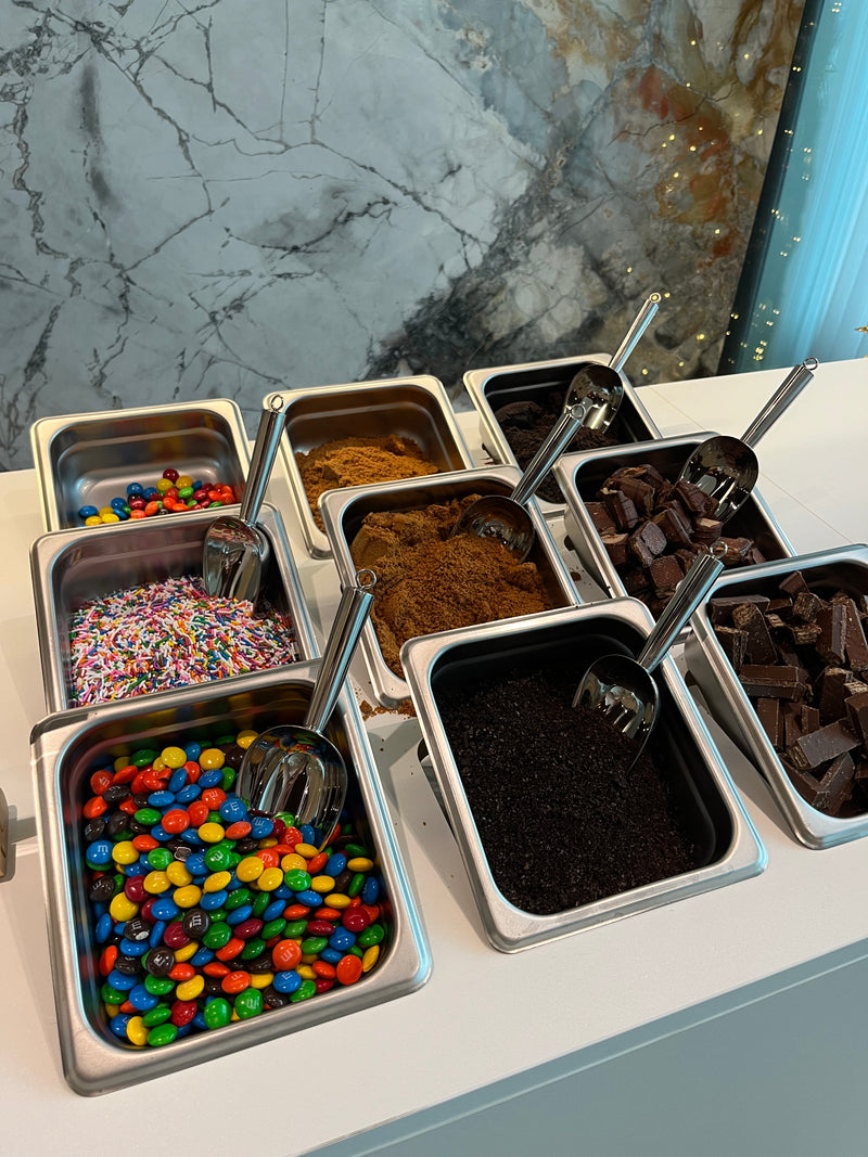 Bar à gâteau mobile en entreprise