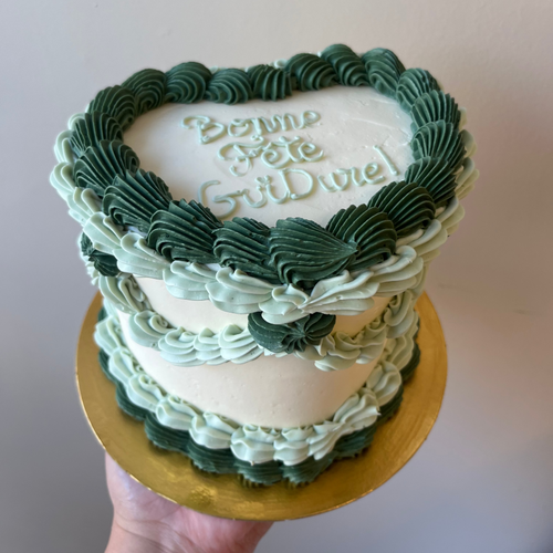 gateau coeur montreal